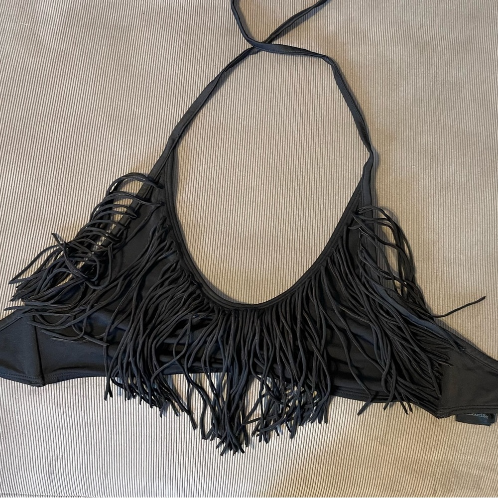 H&M fringe bikini top